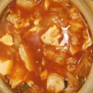 豆腐キムチ雑炊